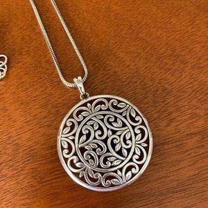 LAST CHANCE!!!  Brighton 30"-32" Extender Necklace Filigree Medallion Pendant